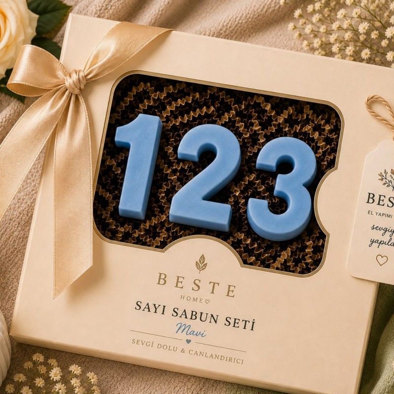 Sayı Dekoratif Sabun