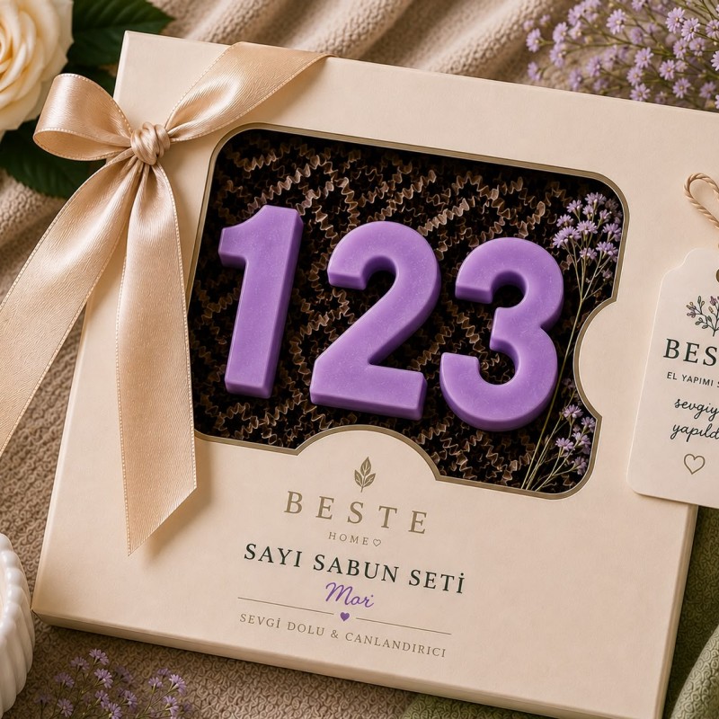 Sayı Dekoratif Sabun