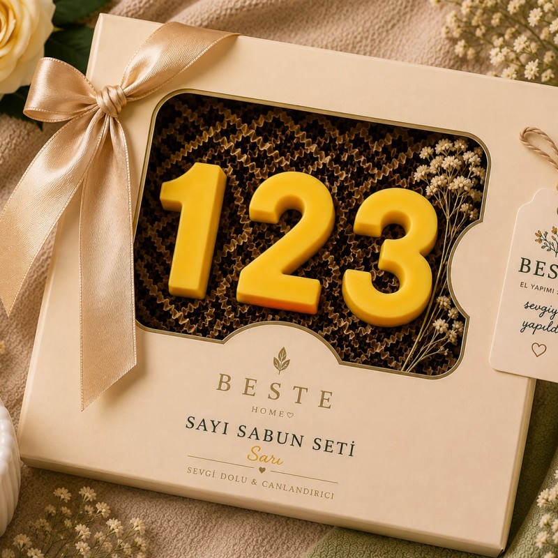 Sayı Dekoratif Sabun